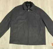 Mens Dockers Fleece Grey Jacket Medium