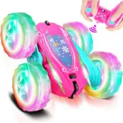 FREE TO FLY Remote Control Car for Girls : Pink RC Double Sided Rose
