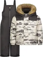 [OshKosh B'Gosh] Osh Kosh Boys' Ski Jacket and Snowbib Snowsuit Set