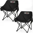 Pre-Assembled Portable Folding Camping Chair - Lightweight Camp Chair with Si...