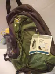 Outdoor Products Day Pack Flower Pack Backpack With Daisy With Water Bottle