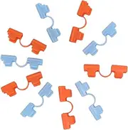 10pcs Greenhouse Membrane Buckle Greenhouse Film Clip Garden Clips Sunshade Net Fixing Clamp Red Hardy Microgreens Greenhouse Film Clamps Arched Accessories Film Plastic