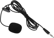 TEMPNAP 5pcs Mic for Recording Clip-on Lapel Mic Microphone Wireless Microphone for Interviews 1.5m Cable