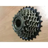 在飛比找蝦皮購物優惠-鑫揚百貨商城 SHIMANO MF-TZ500-7速 鎖牙 