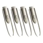 4 Quality Stainless Steel Make Up LED Light Eyelash Eyebrow Hair Removal Tweezer