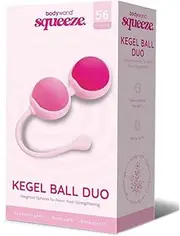 Squeeze Kegel Ball Duo - Pink Weighted Kegel Balls