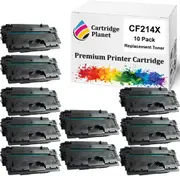 10 Pack Compatible Toner Cartridge Replacement for HP CF214X 14X (17,000 pages) for HP LaserJet Enterprise 700 M712 700 M712dn 700 M712n 700 M712xh 700 M725 700 M725dn 700 M725n 700 M725xh