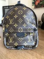 Louis Vuitton Palm Springs Mini LV Monogram Calf Leather Backpack Authentic