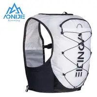 在飛比找momo購物網優惠-【AONIJIE】越野跑步背包 運動水袋背包(10L 黑白限