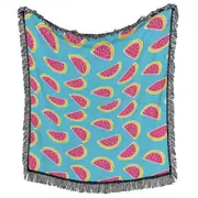 Red Watermelon Slices Throws