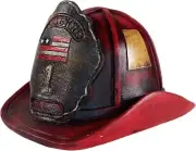 Urbalabs Fireman Fire Department Helmet and Hose Piggy Bank for Kids Adults