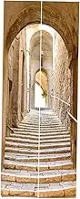 HAWILLOSCH 2PCS 1 Set Removable Door Wall Stickers Series PVC Wallpaper Decorative Stickers for Living Bedroom Easy to Apply No Residue