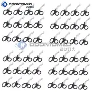 50 Black Emt Paramedic Bandage Shears Ems Scissors 7.5"