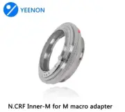 YEENON N/C RF-M (Inner) Adapter - Nikon/Contax RF 50mm Lens to Leica M Macro