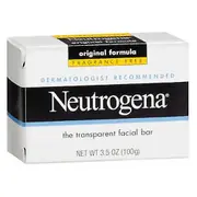 Neutrogena Transparent Facial Bar Soap, Fragrance Free 3.5 oz (Pack of 1)
