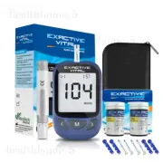 Blood Glucose Monitor Diabetes Kit Blood Sugar Meter with 50Test Strips& needles