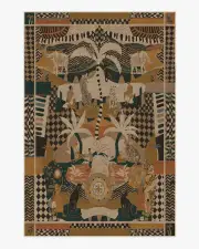 200' x 290' | Machine Washable Runner Rug | Kid & Pet Friendly | Indoor Rug | Architectural Digest La Joie Natural Multicolour Tufted Rug | Ruggable