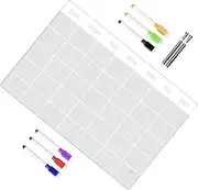 OFFSCH 1set Acrylic Memo Board Erasable Note Board with Pen for Weekly Planning Creative Message for Home School and Office Use and Reusable Design