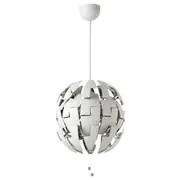 IKEA PS 2014 Pendant lamp, white, silver-colour, 35 cm