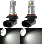 LED 20W 9006 HB4 White 4300K Two Bulbs Head Light Low Beam Replacement Show Fit