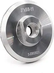 YDROWN 3 Inch Aluminium Backer Pad for Diamond Polishing Pad Holder Hook and Loop Connector 5/8-11 Thread (3 Inch)