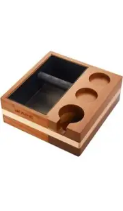 IKAPE Espresso Knock Box, 54MM Accessories Organizer Compatible Tamping Station