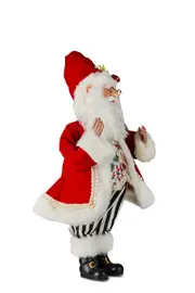 Holly Santa Claus 42cm