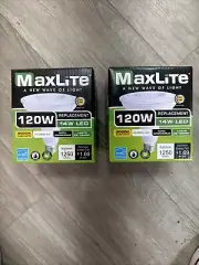 NEW! MaxLite 14W LED 120W Floodlight 3000K 1250 Lumen ( Pack of 2 )