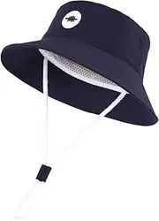 [Tupumo] Baby Sun Hat, UPF 50+ Toddler Summer Bucket Hat with Chin Strap, Adjustable Sun Protection Cap for Boys and Girls