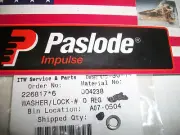 "NEW" Paslode Part # 004238 LOCK WASHER #10 REG. - SINGLE PC.