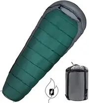 Portable Lightweight Camping Sleeping Bag for Adults & Youth Sleeping Bags Compact Ultralight Backpacking with Compression Bag for Hiking Fishing Outdoors，