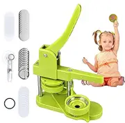 Button Pin Press,Lightweight Button Maker & Pin Press | Rotating Bracket Badge Machine Supplies for Birthday New Year Christmas Easter Events