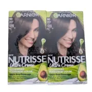 Hair Color By Garnier Truffle 50 Nutrisse Ultra Creme TwinPack NEW!Sealed! aug24