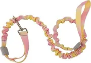 CAPASTEC Double Handle Dog Lead, Training Lead Yellow Pink Gradient, Length 110-160 cm