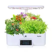 Indoor Hydroponics Growing System Kit with Smart Control Panel, 17 Pods Herb ...