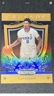 2019-20 Panini Prizm Collegiate Draft Picks Cam Reddish ORANGE Crusade 68/149