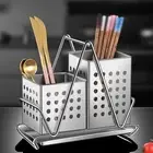 Chopstick Draining Basket Chopstick Holder Housewarming Multi-grid Design