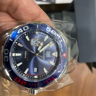 Tag Heuer 豪雅限量205顆不鏽鋼潛水錶盒單全石英錶