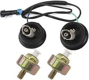 car Part 2Pcs/Set Knock Sensor Harness for GM LS1 LQ4 LQ9 6.0 5.3 5.7 Knock Harness 12601822 12589867 10456603