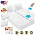 Premium Waterproof Mattress Protector for Adjustable Split King Beds - 14" Deep