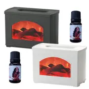 Flame Diffuser Humidifier Fire Air Diffuser Aromatherapy Oil Diffusers For Home