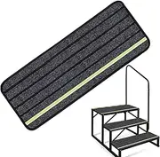 RV Step Cover - Non-Slip Caravan Step Mat, Caravan Step Doormat | Waterproof RV Step Mat | Anti-Slip Self-Stick Pad Protective Rug Carpet Luminous Dustproof for Staircase Camping Car Garage Trailer
