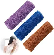 Pack of 3 African Net Sponge Loofah, Back Scrubber Back Brush, Exfoliating Glove Body Scrubber, Shower Sponge, Bath Sponge, Shower Sponge, Exfoliating Body Sponge Loofah