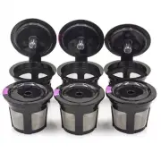 Reusable K Cups for , 6 Pack K Cup Reusable Coffee Pods with Plastic,4256