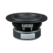1Pc 4 Inch 50W High Power Subwoofer Speaker Woofer Car Audio Sound Crossover Loudspeaker Round Square DIY Part (Size : Round 4 OHM)