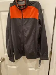 NWT, Boys size 18 starter jacket grey and orange