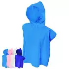 Kids Hooded Beach Towel Poncho Bath Swim Pool Changing Robe 100% Cotton