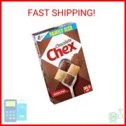 Chocolate Chex Cereal, Gluten Free Breakfast Cereal, Made with Whole Grain, Fami