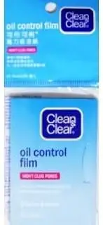 Clean & Clear Oil Control Film Blotting Paper, Oil-absorbing Sheets for Face, 60 Sheets (Pack of 4)