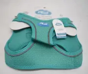 Plush Dog Step in Air Mesh Harness Turquoise Large for 18-25 lb & 19-21" Chest